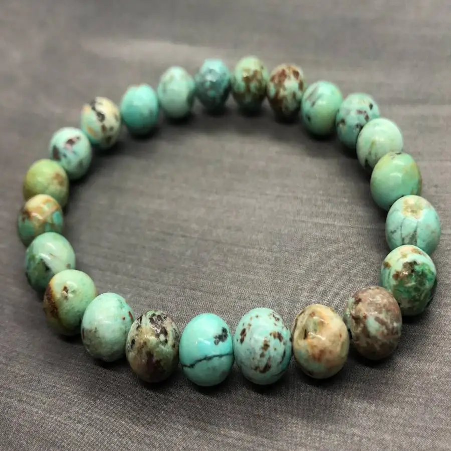 

Handmade natural Turquoise beads bracelet,men's cuff button bracelet,Ramadan prayer bead bracelet,holiday gift, daily wear