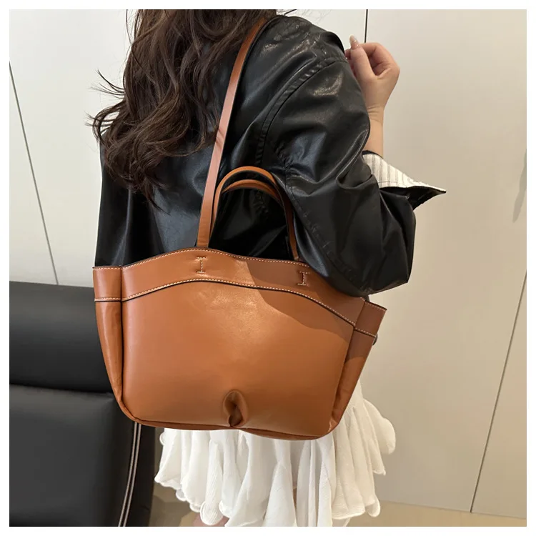 1 Stück Spezialtasche für Damen, große Kapazität, modische Joker-Umhängetasche, neue tragbare Handtasche für Pendler. – Detail 25