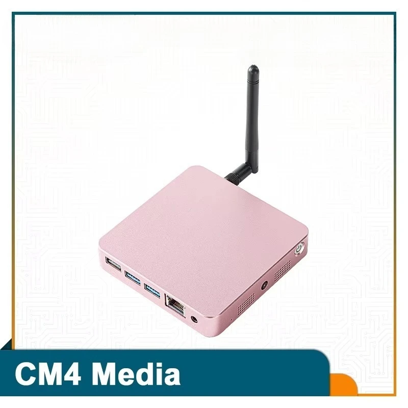 CM4 Media Build Raspberry Pi Compute Module 4 4k Video Output Dual Band WiFi and 5.0
