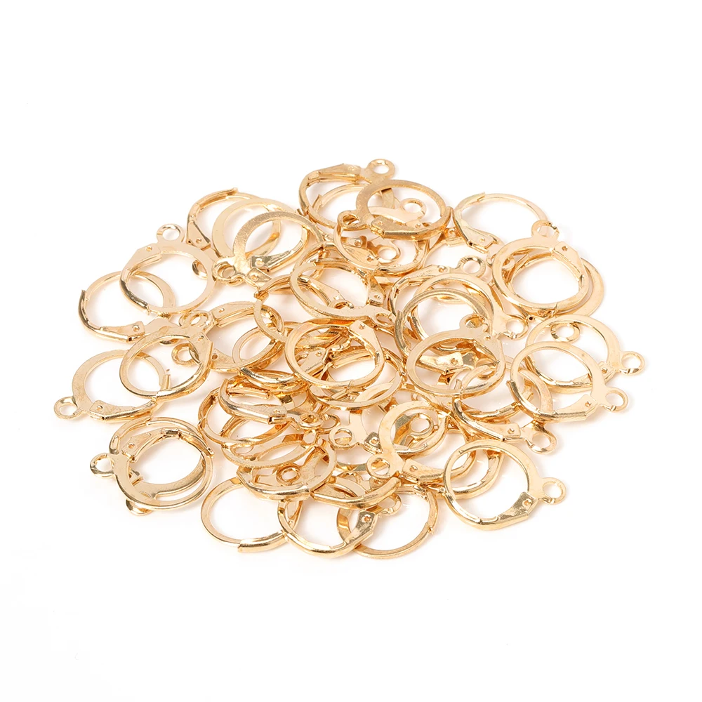 50 Stück runde Ohrringhaken mit Anhängerringen, französische Ohrringbasis für DIY-Charms, Ohrringe, Schmuckherstellung, Zubehör, Großhandel – Detail 8