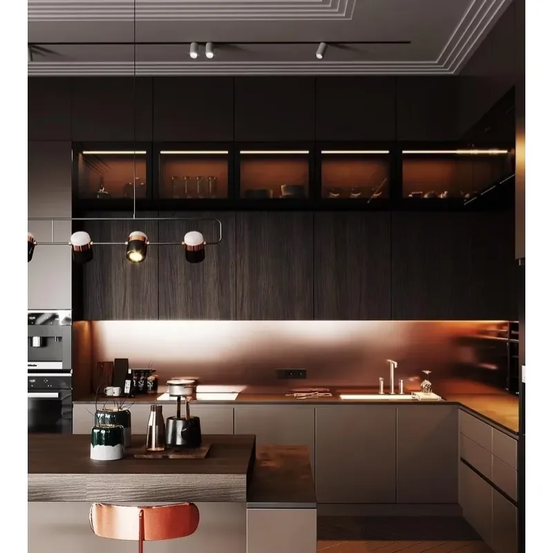 Guangzhou SJUMBO Modern Custom Commerical Shaker Solid Wood Design Home Kitchen Cabinets Island