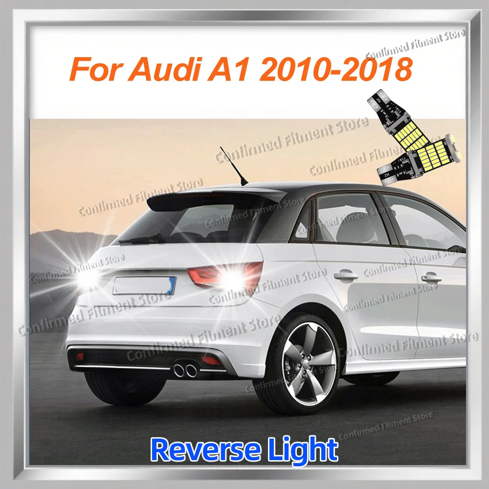

2pcs LED Canbus Bulbs T15 Car Brake Lights Reverse Lamp 6000K For Audi A1 2010-2018 2011 2012 2013 2014 2015 2016 2017