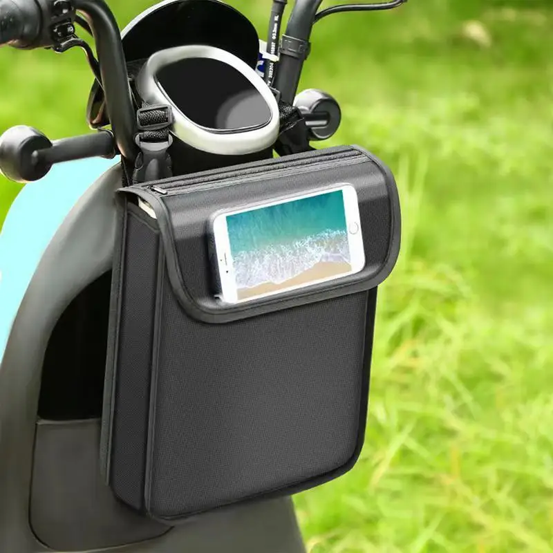 Front Frame Storage Bag for Electric Cycle Scooter Baggies with Large Capacity Multi-Functional Electric Cycle Baggies