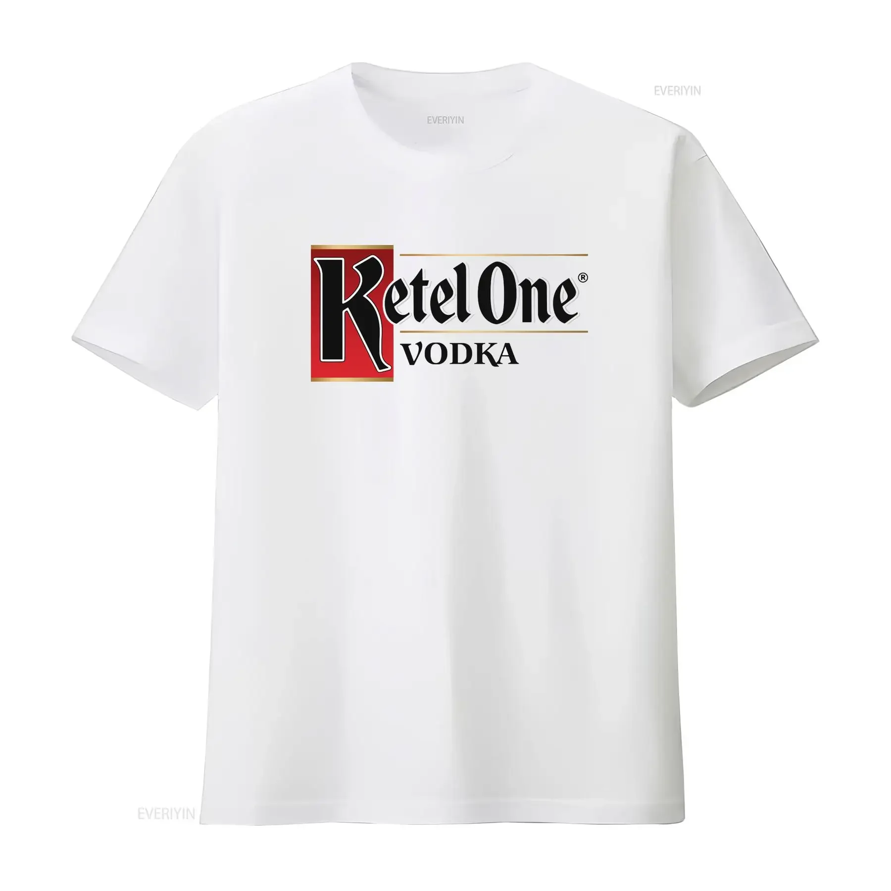 Ketel One Premium holandés Vodka alcohol espíritus licor camiseta vintage lavado Unisex transpirable ropa de diseñador moda