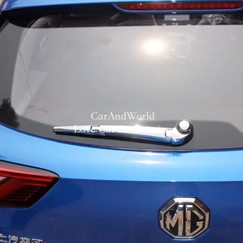 

ABS Chrome Rear WIndow Glass Wiper Protector Windshield Rain Barrier Cover Trims For MG ZS 2017-2023 Car Moulding Accessories