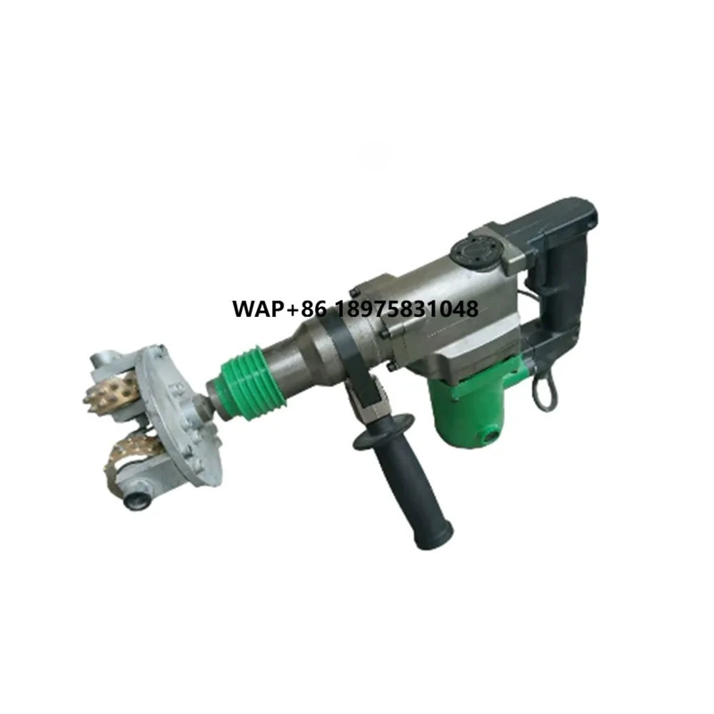 

Electric three-head hand-held concrete chisel Mechanical impact wall floor roughing machine Micro diamond equipment
