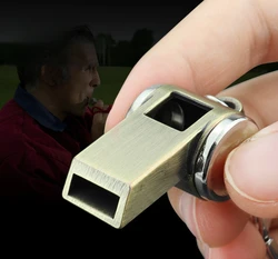 Sport Teacher Whistle Keychain Football Teacher Whistle Keychain vintage Christmas Small Gift Outdoor Survival Whistle