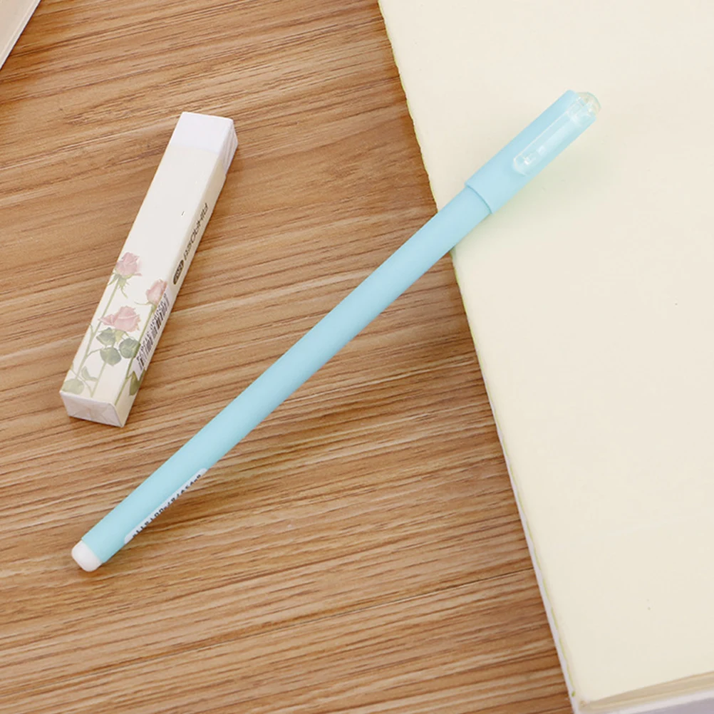 

10 Pcs Cartoon Candy Colored Water-based Pen Student Ink Pastel Plastic Adorable Writing Pens