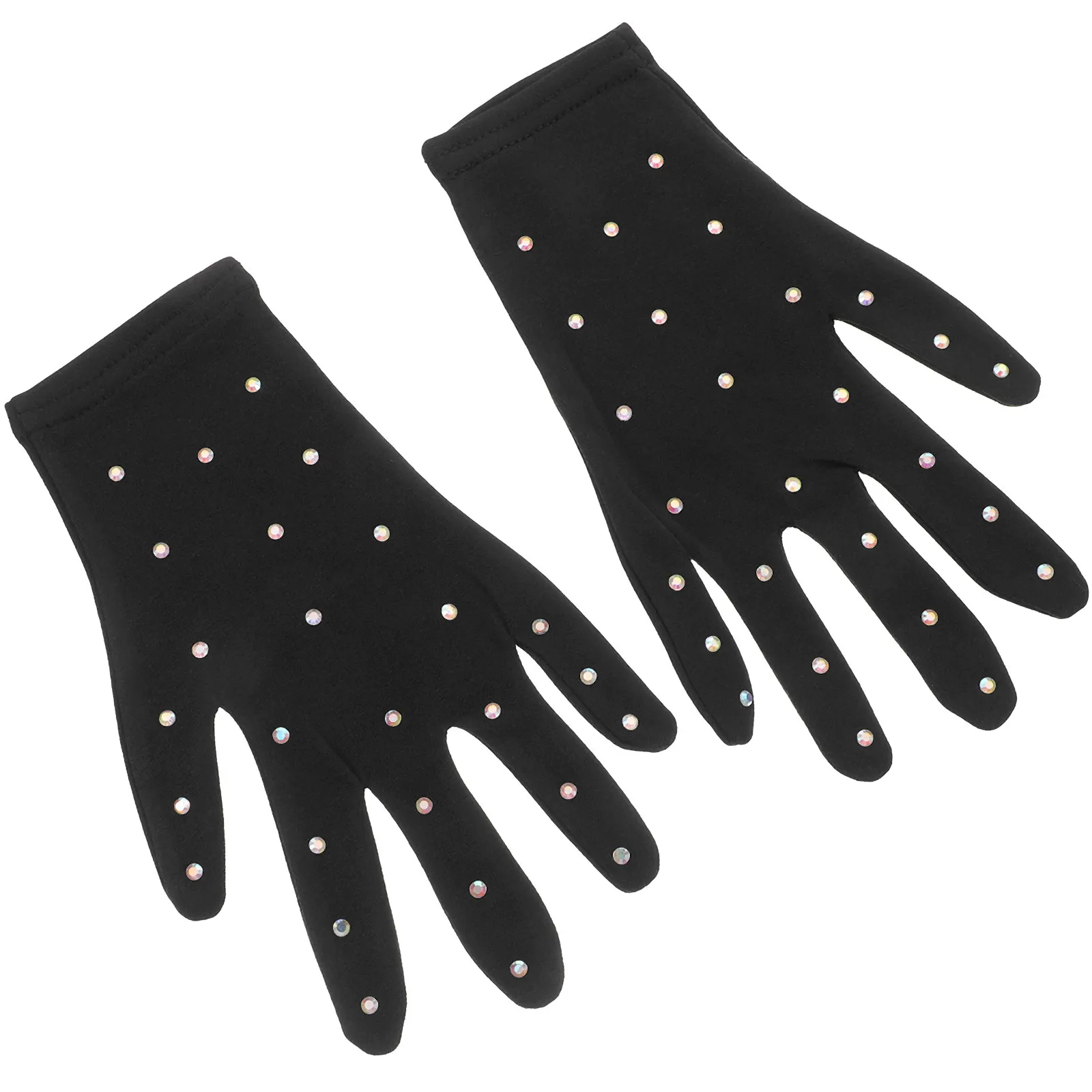 

Пара профессиональных перчаток для фигурного катания с усиленными кончиками пальцев для улучшения сцепления, для тренировок и выступлений