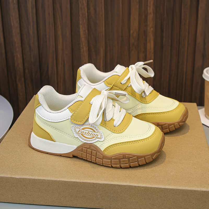 Autumn Childrens Boys Sneakers Trend Luxury Outdoor Non-slip School Running Basketball Kids Sports Shoes New Girls Casual Shoes view 5