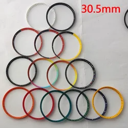 Dia30.5mm Plastic watch chapter ring SKX007 stainless steel chapter ring fit for  SKX007 SKX009 NH35 NH36 Watch case parts