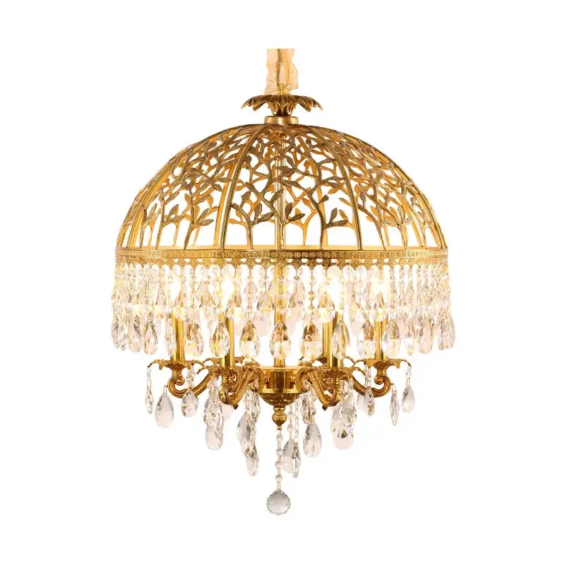 Classical Shade Balcony Loft Brass Lamp Reception Desk Pendant Lights Restaurant Lighting Pendant Light Hallway