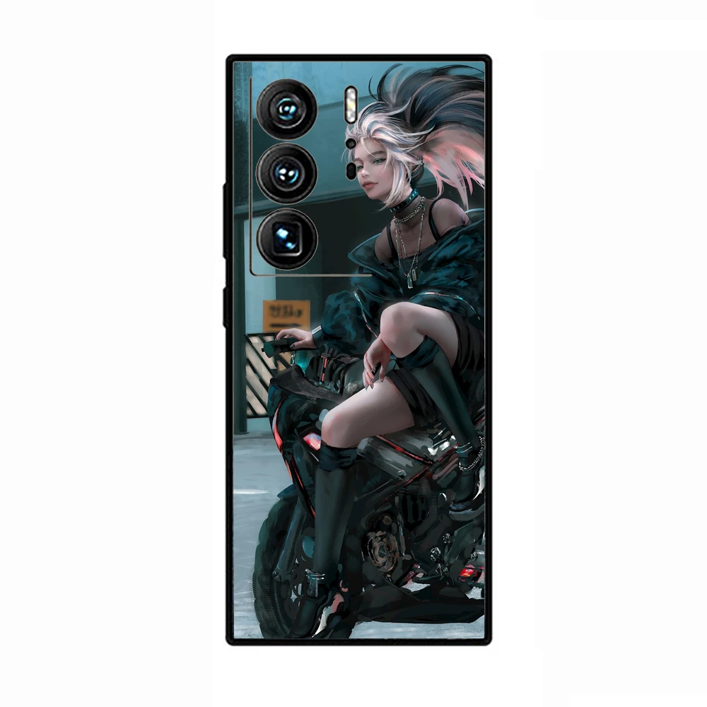 For ZTE Axon 40 Ultra 5G Case Support Custom HD Painting Silicone Soft Back Cover Axon40 Ultra Casing For ZTE Axon 40Ultra 5G view 5