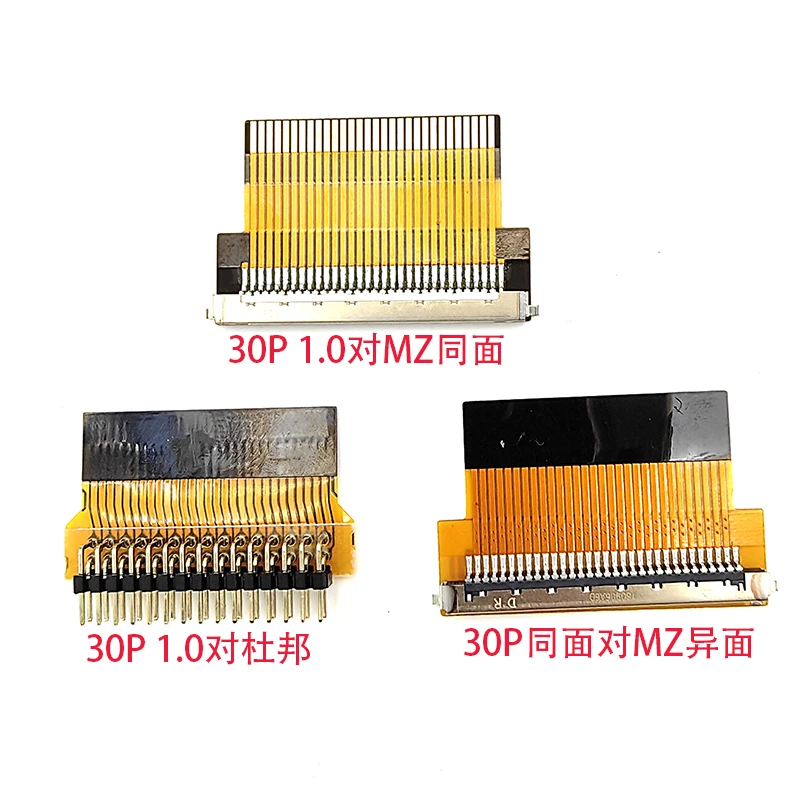 Dupont 2.0หัวเข็มขัด1.0-30P Samsung LG Huaxing LVDS สายจอ LCD แปลง FPC บอร์ดอะแดปเตอร์