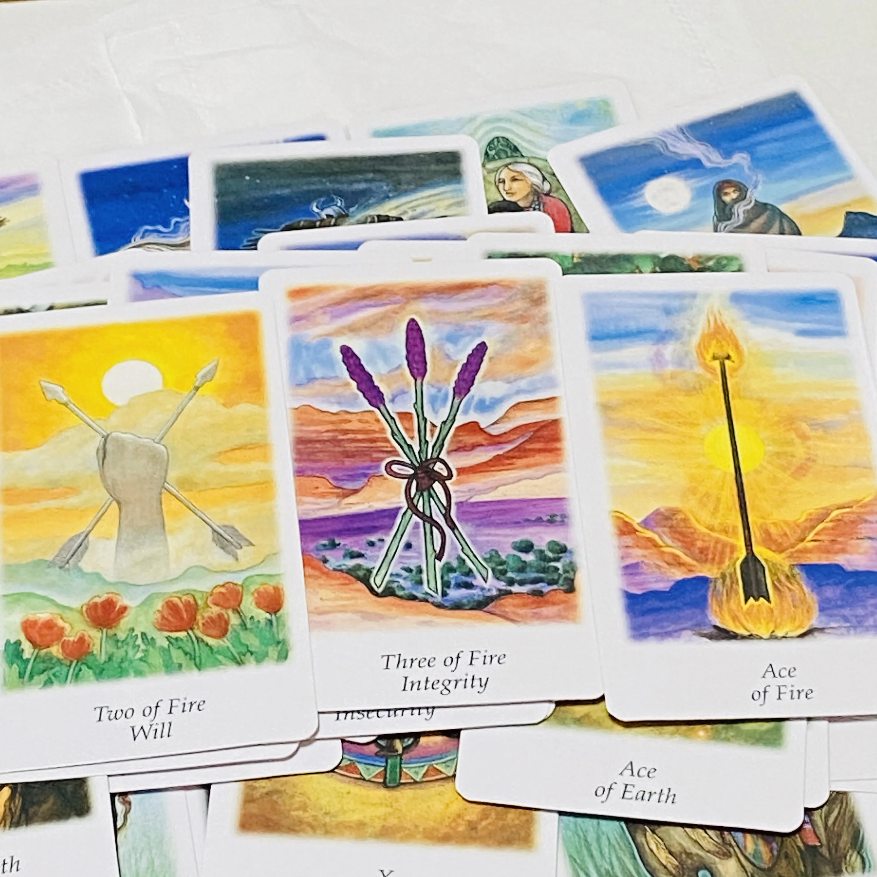 Vision Quest Tarot Cards A 78 DecK Enlish rophecy Divination Deck Table game Family Party Board Fate Card Wait Game