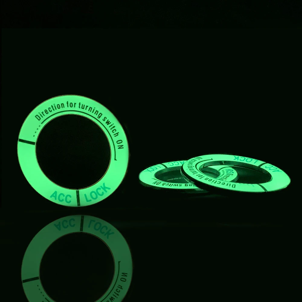 Luminous ignition key ring cover stickers for Honda Vezel HRV HR-V FIT JADE new CRV civic odyssey car accessories