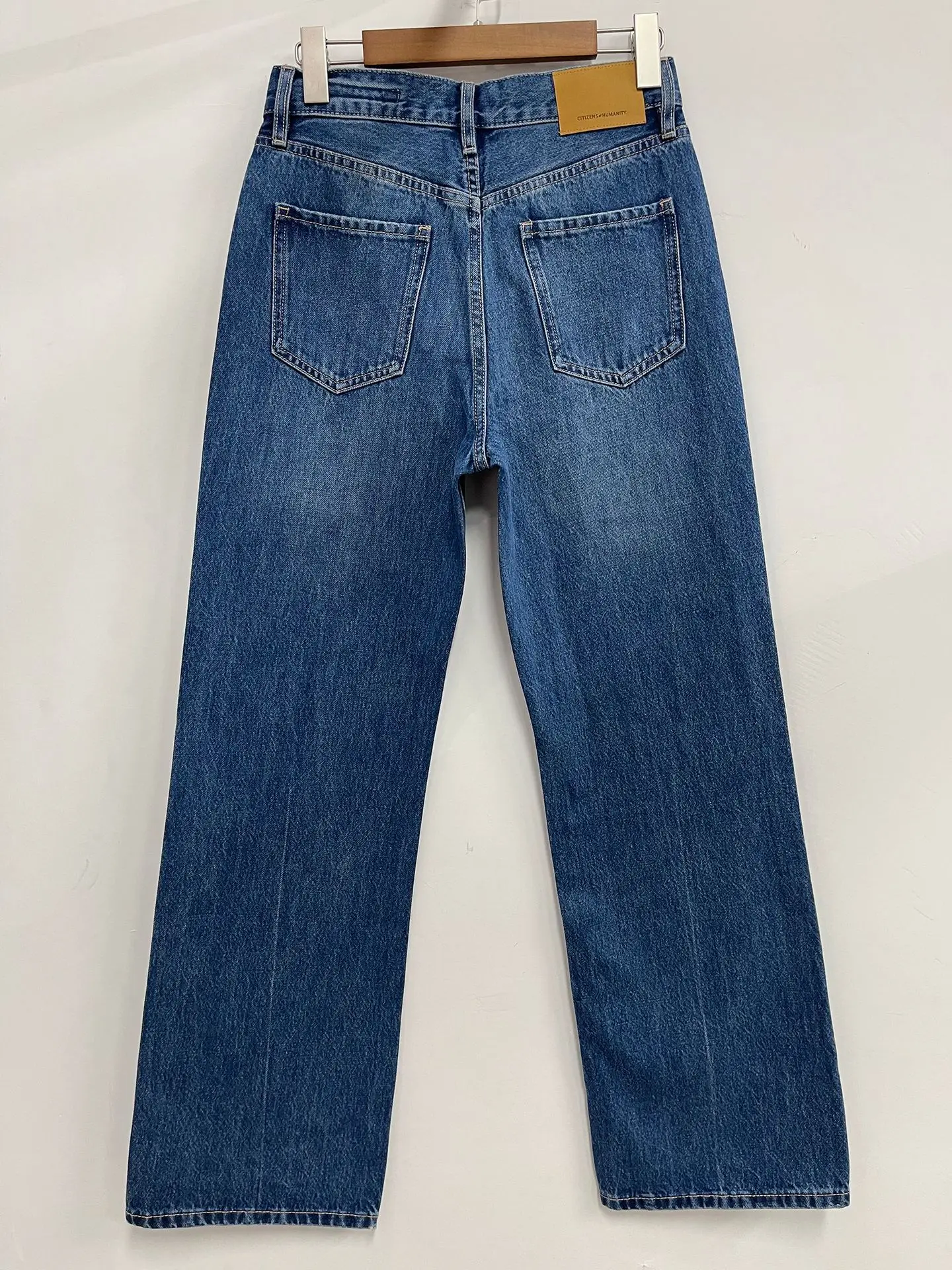 Vrouwen Jeans Hoge Taille Niet-Elastische Wijde Pijpen Flare Denim Broek 2023 Nieuwe