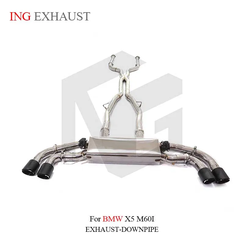 ING Exhaust Escape SS304 Electric Valve Catback for BMW X5 M60i 4.4T F15 Car Remote Control Muffler Pipe Accessories System