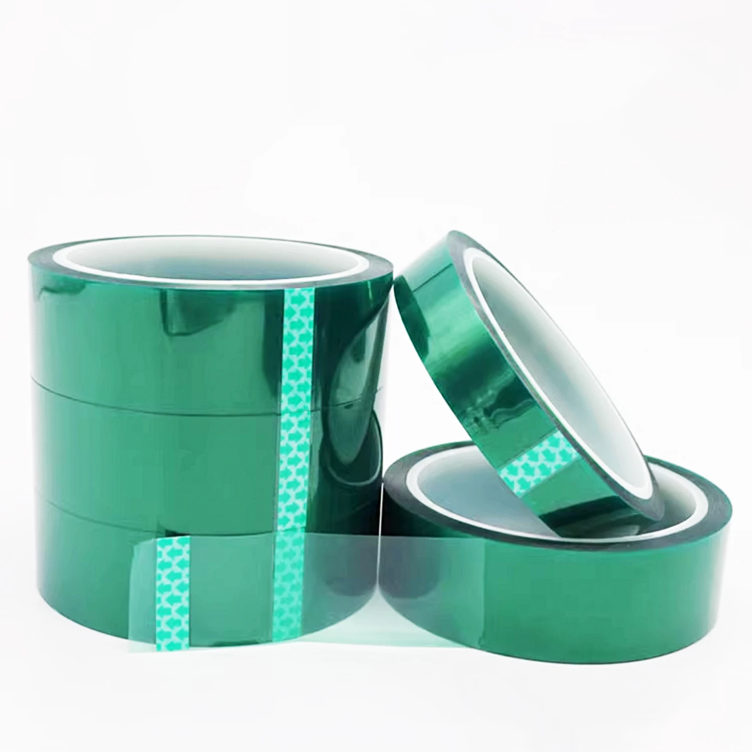 Grün PET Band Wärme-beständig PET Hohe Temperatur Masking Abschirmung Band für PCB Solder Plating Isolierung Schutz 33M