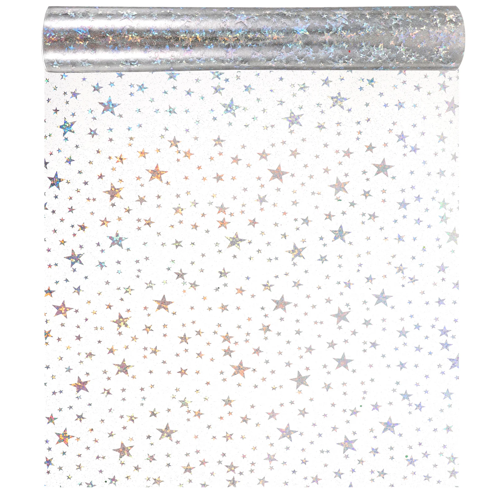 

1 Roll PVC Film Glitter Star Decorative Craft Material for Jewelry Bag Making DIY Suitcase Luggage Craft Film DIY Material