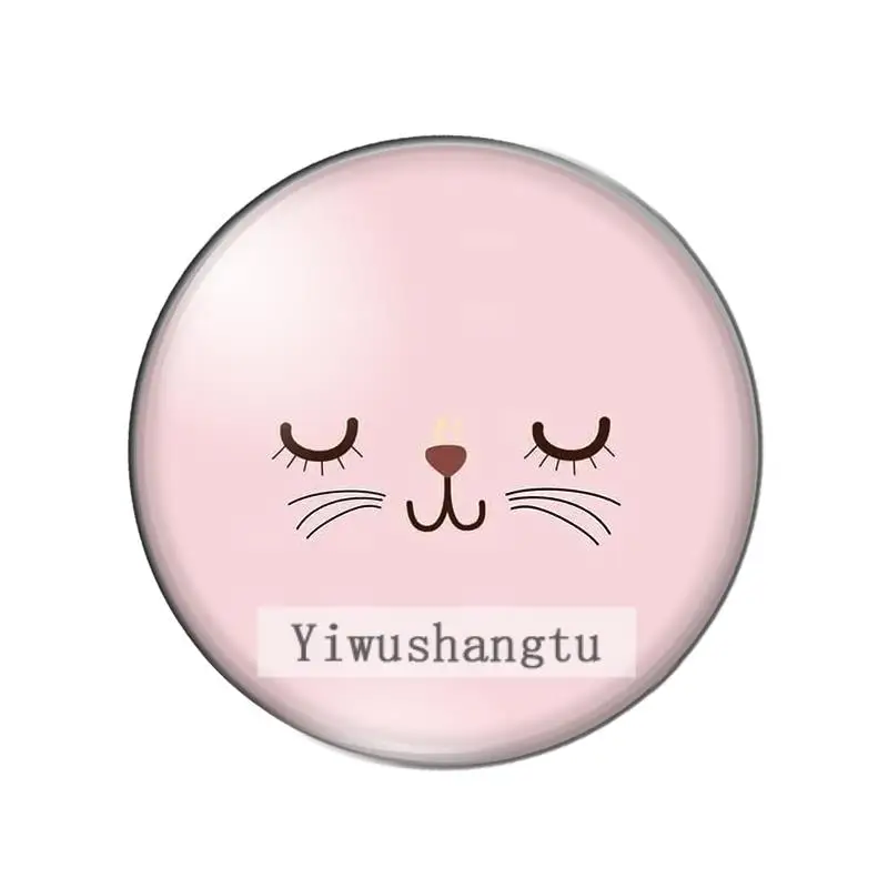 귀여운 고양이 악마의 발톱 사랑스러운 고양이 8mm/10mm/12mm/18mm/20mm/25mm 둥근 사진 유리 카보 숑 데모 평면 뒤로 발견 결과 ZB0543