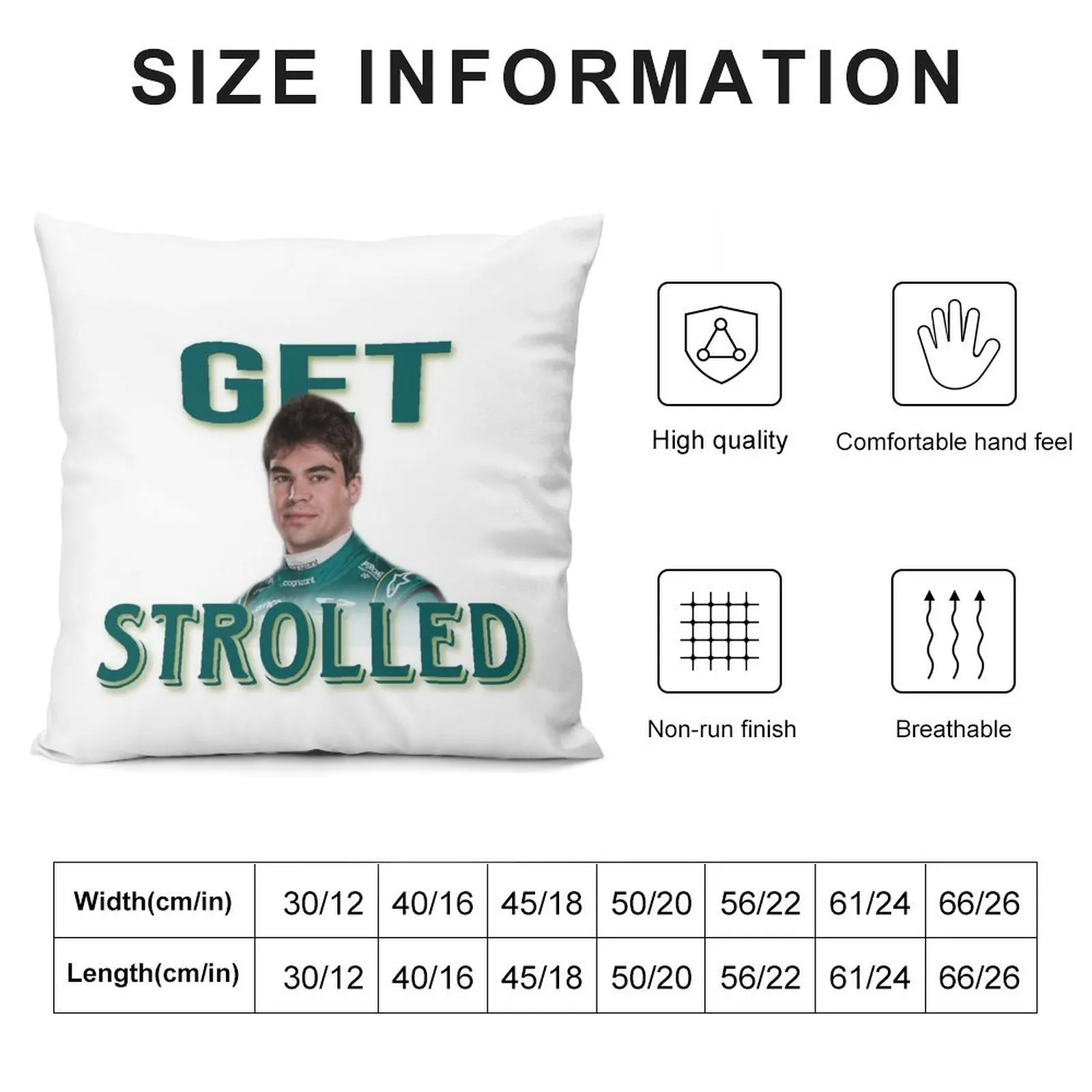 Lance Stroll - Get Strolled Throw Pillow Cushion Child Decorative Cushions For Luxury Sofa Cushions Cover pillow