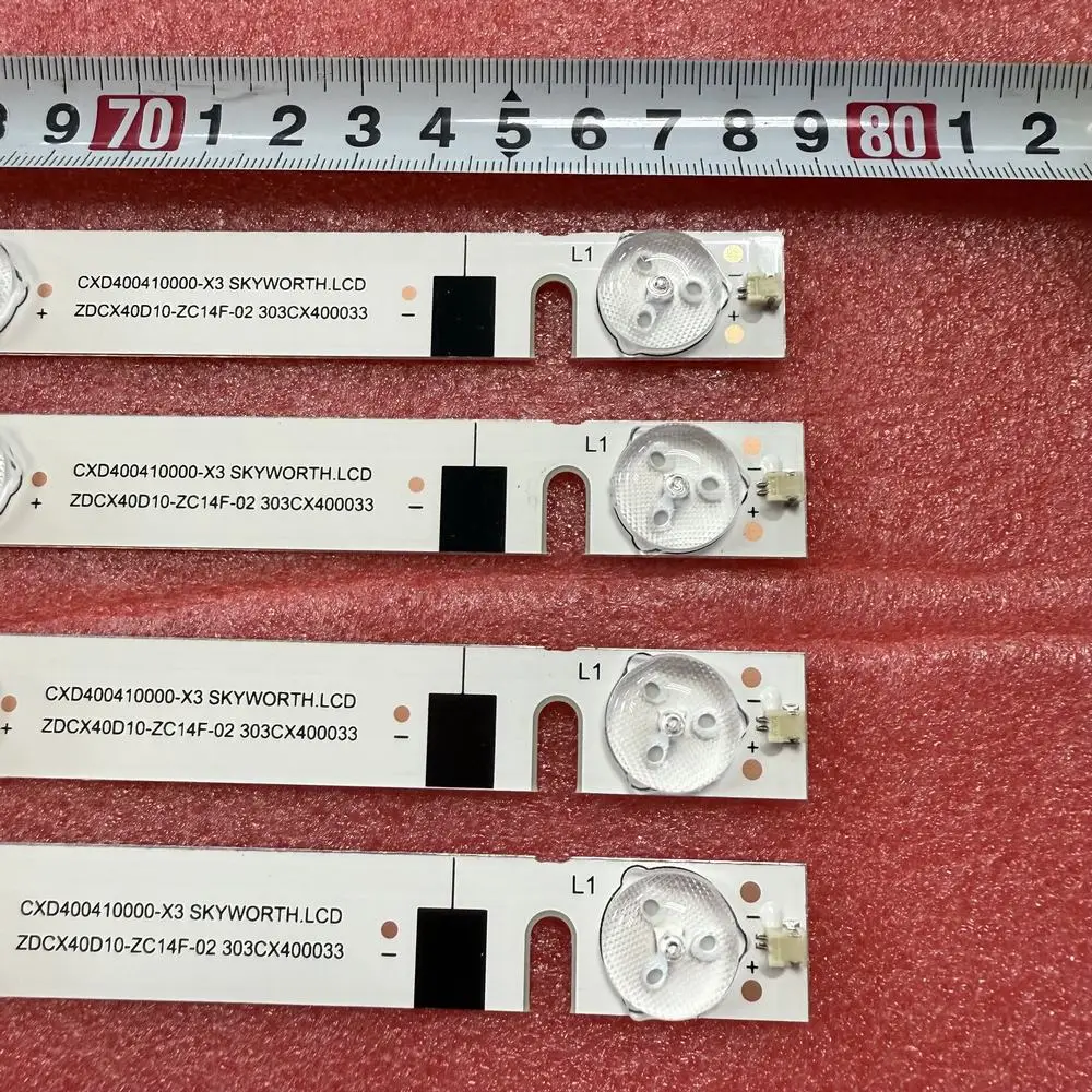 LED Backlight Strip For SALORA 40LED1500 LED40S28T LT-40E560 TELEFUNKEN TF-LED40S28T2 HL-00400A28-1001S-01 ZDCX40D10-ZC14F-02