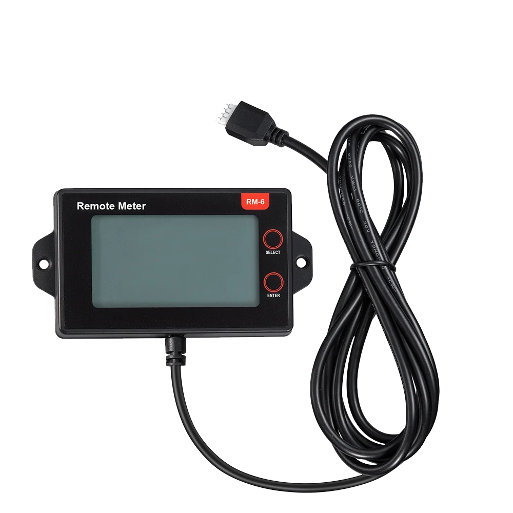 SRNE RM-6 Remote Meter LCD Display for SRNE MC Series MPPT Solar Controller Real-Time Monitoring Of Data and Operating Status