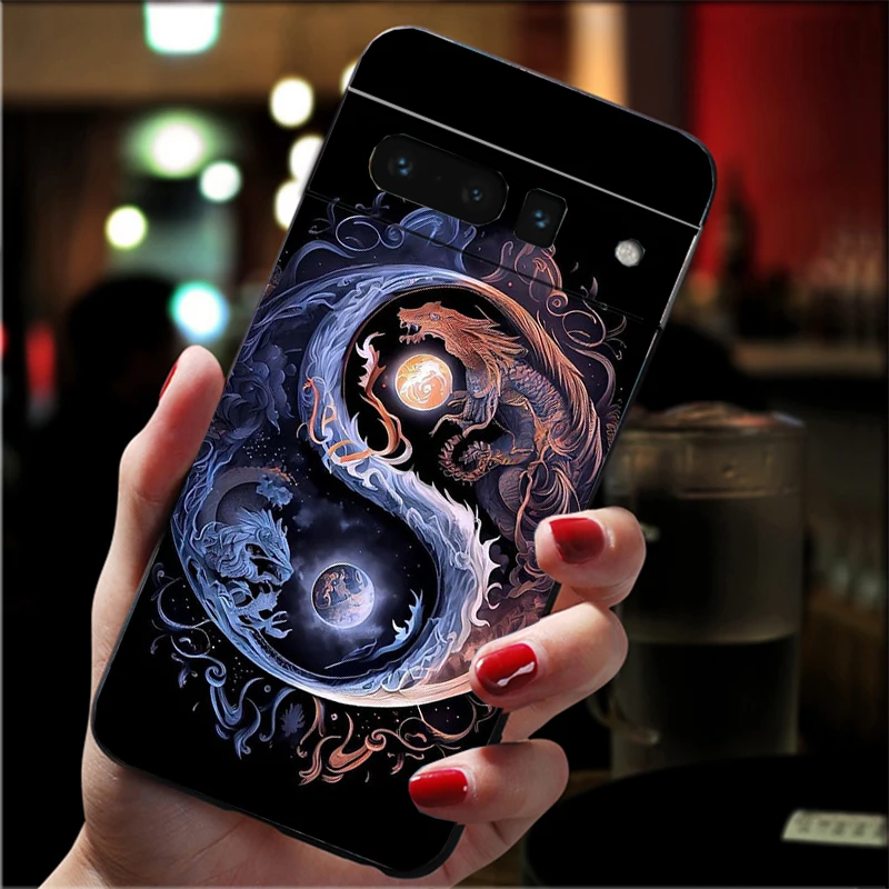 Dragon Art Phone Case For Google Pixel 10 9 Pro XL 9A 8 7 6 Pro Pixel 8A 7A 6A Pixel 8 7 6 5