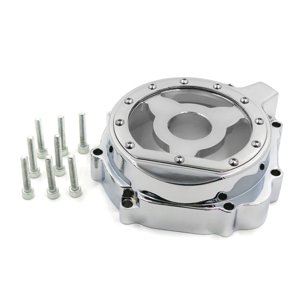 See Through Motorcycle Engine Stator Cover for Suzuk GSX-R 600 /750 2004-2005,GSX-R 1000 2003-2004,2006-2011 Suzuki GSR 400/600