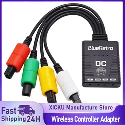 RetroScaler BlueRetro Wireless Controller Adapter For SEGA DreamCast Console to PS5 8bitdo Switch Pro WiiU Controller for Gaming
