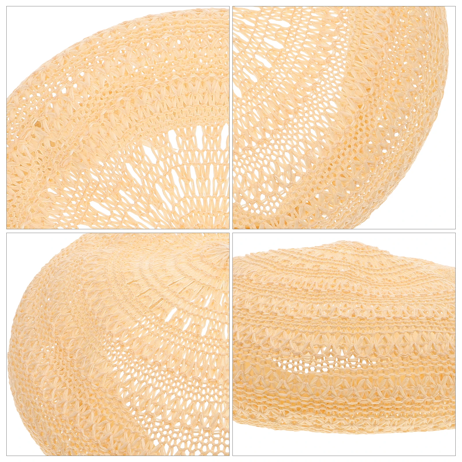 

Fashion Cotton Linen Beret Hat Summer Spring Woven Travel Casual Vacation Gift Khaki Color For Women Men Friends Family