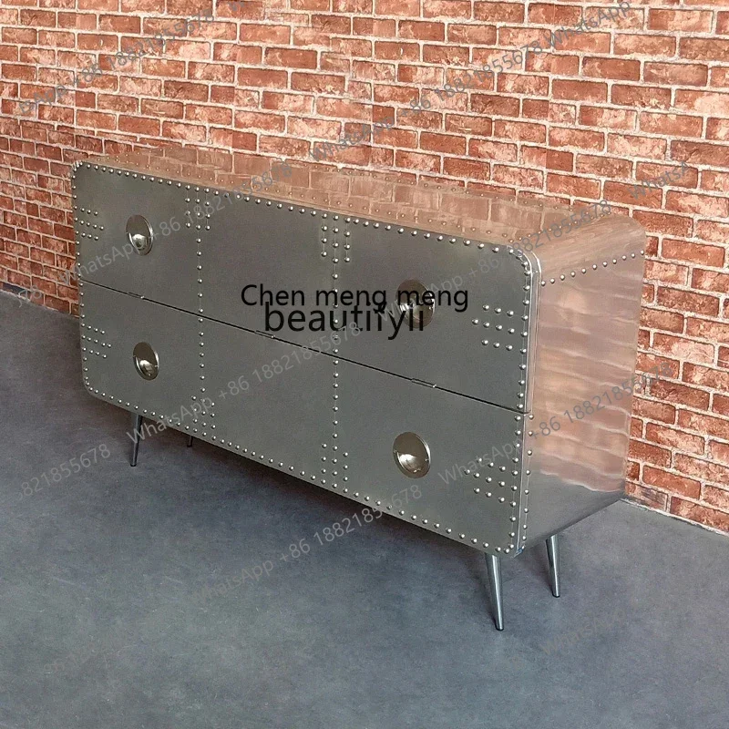 cc182l Chinese Ancient Style American Style TV Cabinet and Tea Table Combination Retractable Metal Aluminum Floor Cabinet