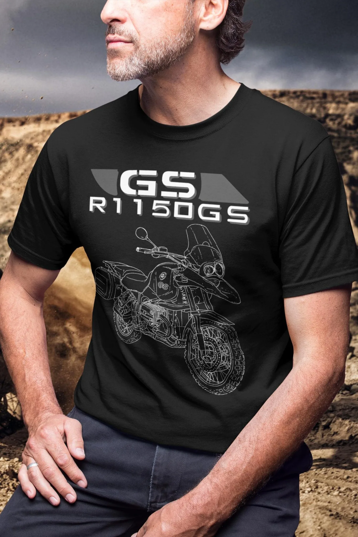 Camiseta 606 @ EY B.MW R 1150 GS, camiseta de motocicleta Pure Adventure para fanáticos del motorista, camiseta analógica para jinete, regalo redondo de larga duración, camiseta para Moto R11