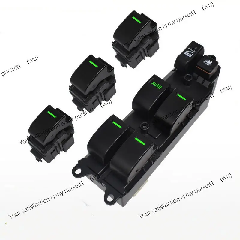 New LED lights Power Window Switch For Toyota Avensis 8482005100 84802-05210 Driver Side passenger Window Control Switch
