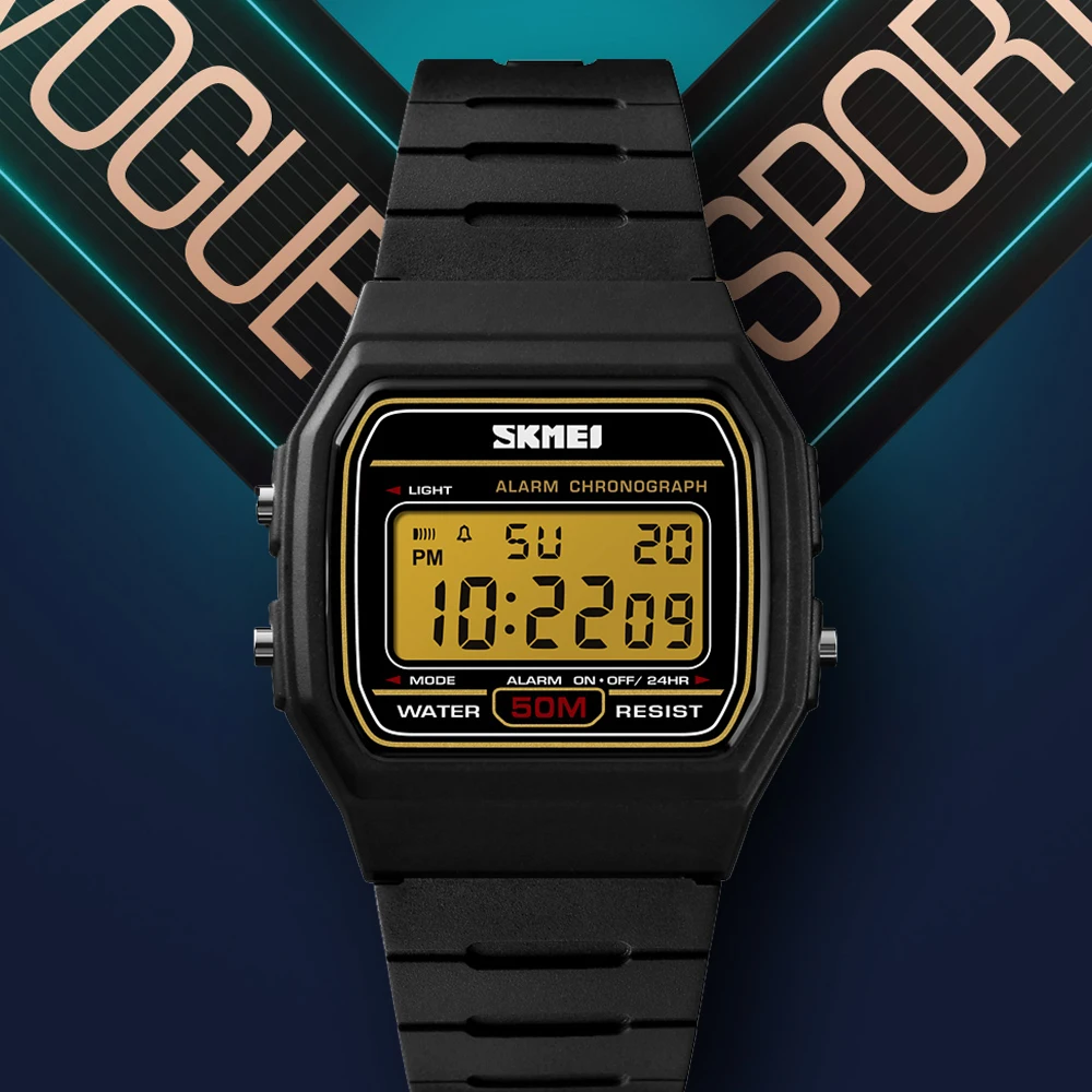 SKMEI Fashion Sports Couple Watches Women Digital Watch Waterproof Display Date Week Female Wristwatch Relogio Feminino 1412