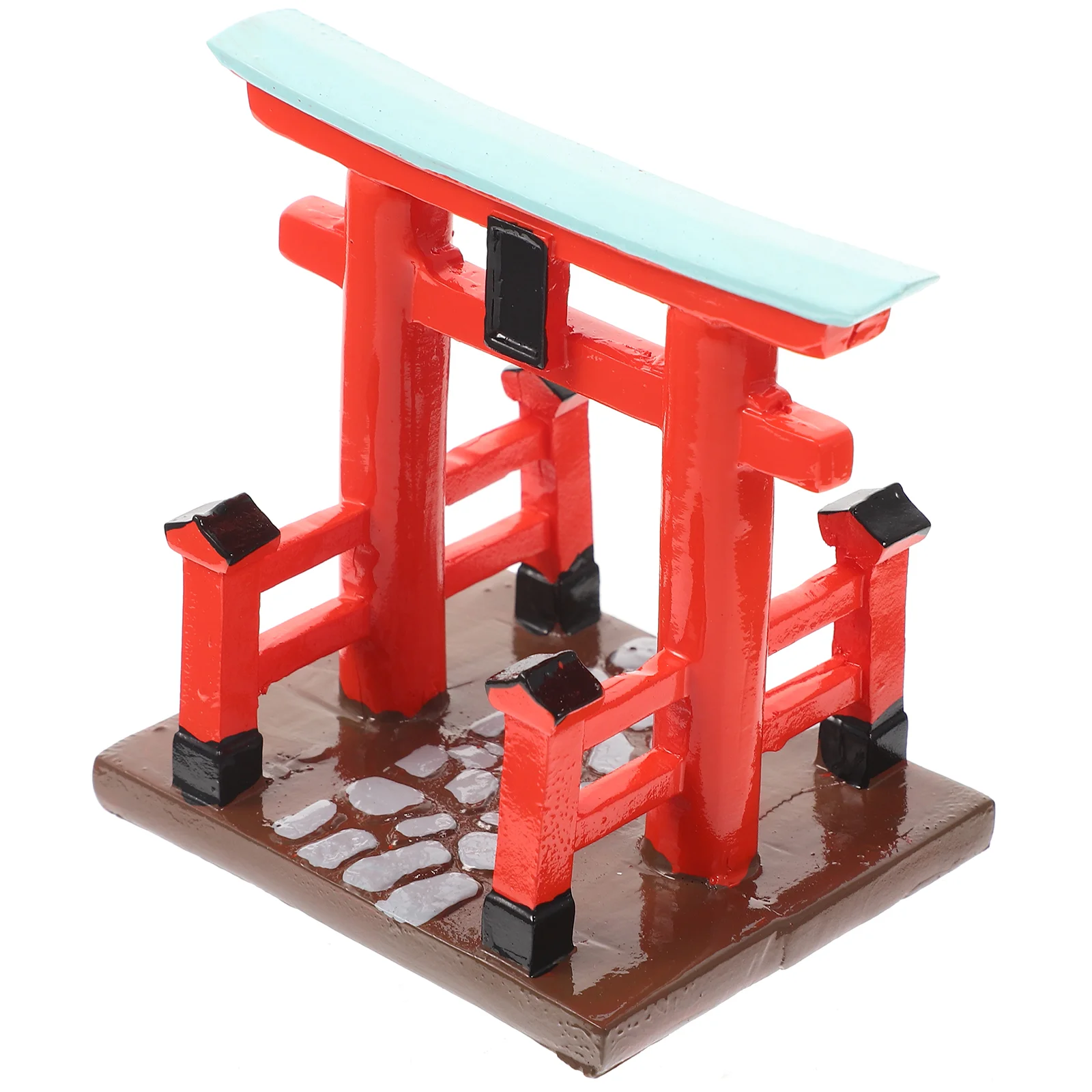 Аксессуары для ворот Torii, миниатюрный дом, орнамент, декор, игрушечная комната, реквизит, модели из смолы, пейзажное украшение