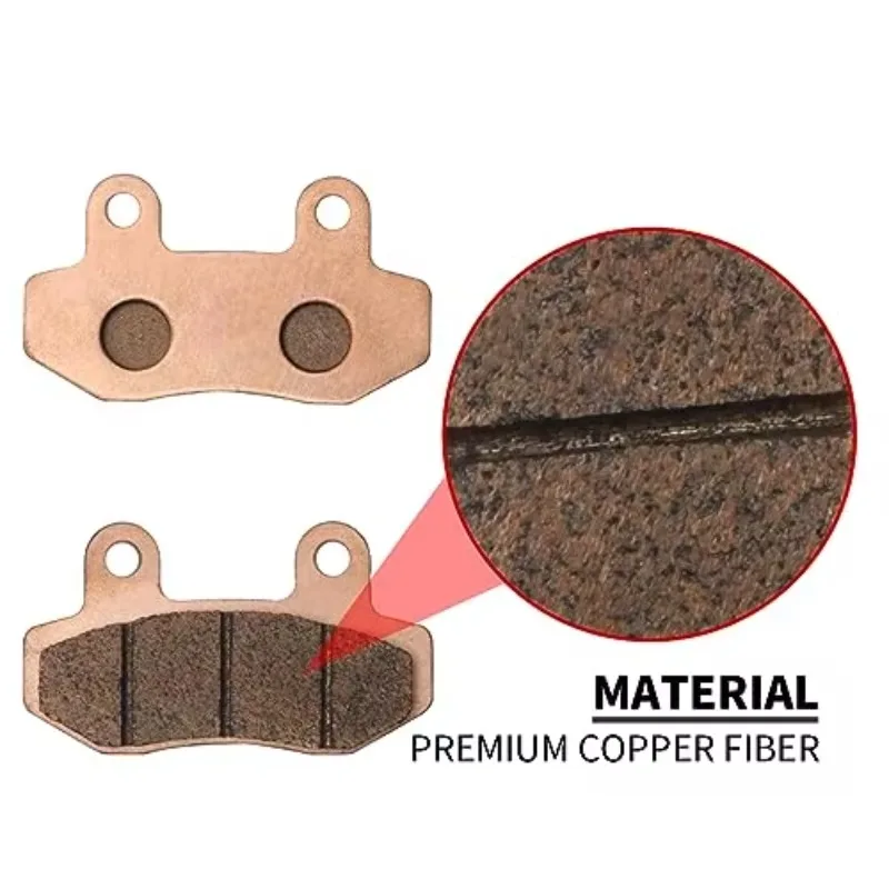 2026 JFG Brake Pad Set Metal Front Rear Disc Brake Pad Set for Surron Ultrabee Dirt Bike Surron Ultrabee/Sur Ron Ultrabee