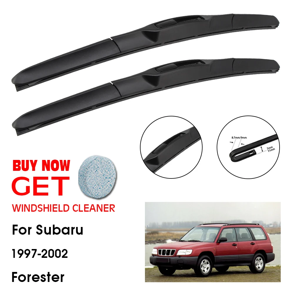 

Car Wiper Blade For Subaru Forester 21"+19" 1997-2002 Front Window Washer Windscreen Windshield Wipers Blades Accessories