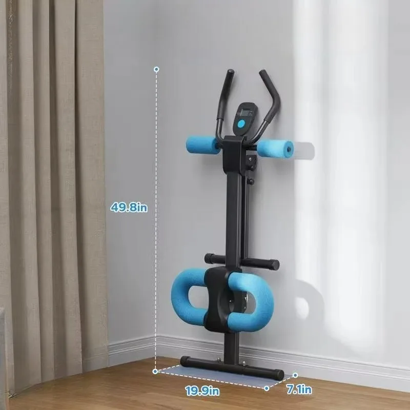 Multifunctional Height Adjustable Abs Crunch Machine Ab Workout Abdominal Exercises Machine for Home Gym