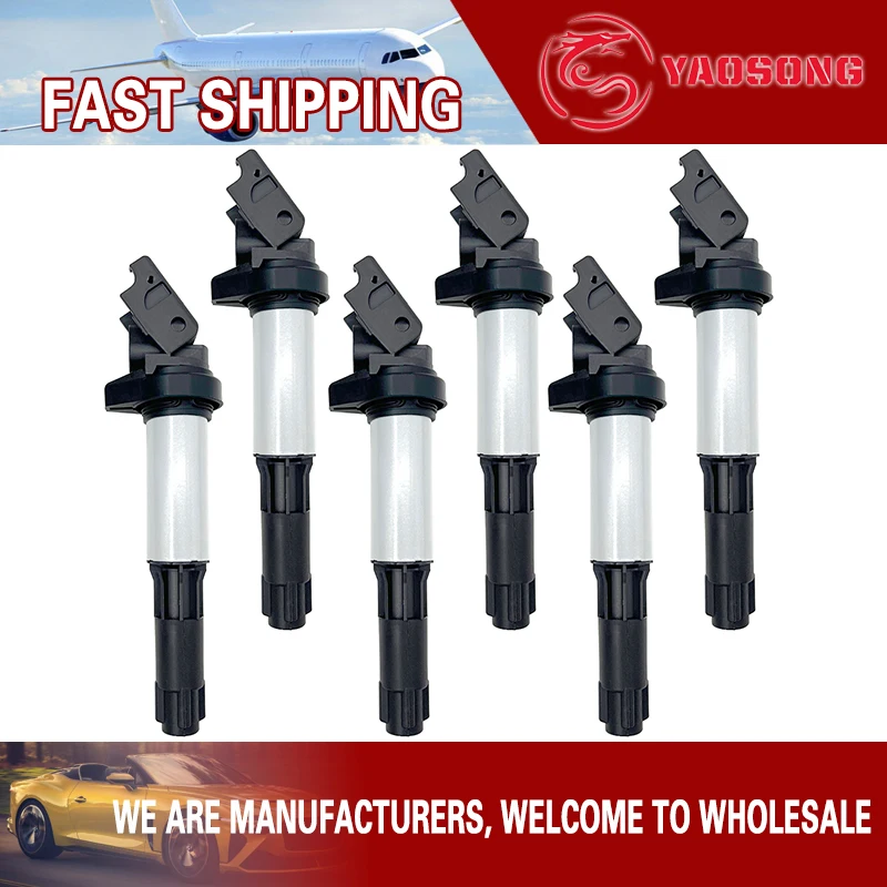 

Ignition Coils for BMW E39 E46 E53 E60 E63 320i 325 325 330 525i 530 545 645 745 760 X3 X5 Z4 2.2L 2.5L 3.0L 4.4L UF522 UF515