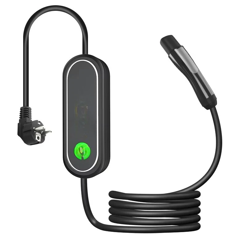 

Companies 3.3KW NACS Industrial Portable EV Charger Home Charging Station Pile For Tesla Cars AC EV Connectors