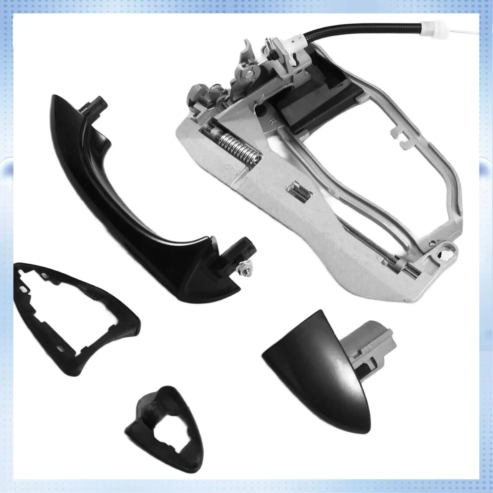 

NEW-Front Right Passenger Side Mechanism 51218243618 Exterior Door Handle Forbmw X5 E53 51218243616