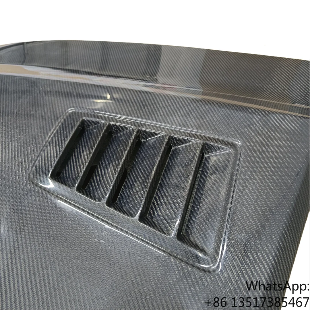 Mustang Carbon Fiber Engine Casing Hood for Ford Mustang 2013 view 5