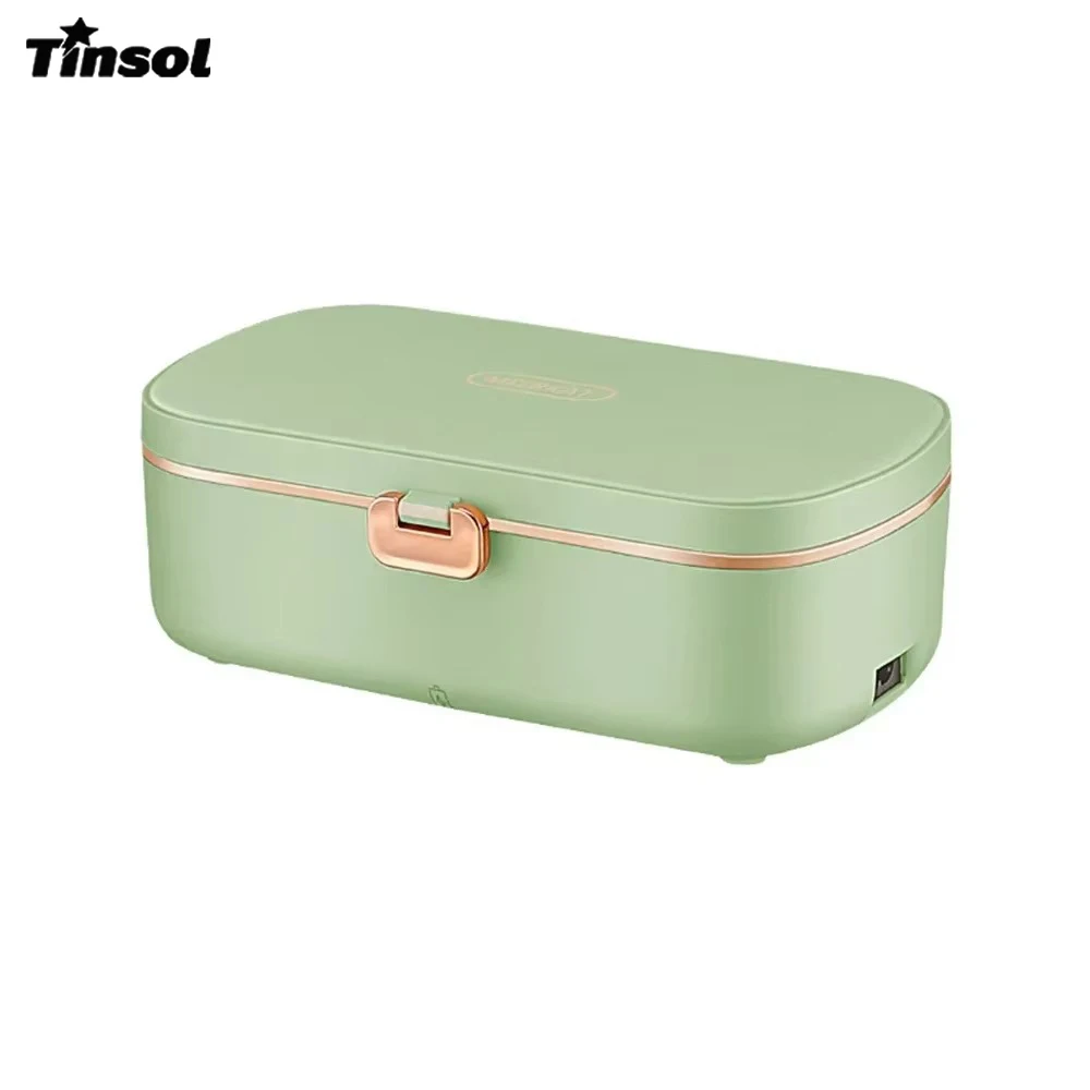 

304 Stainless Steel Electric Lunch Box EU Plug Home Work Adult Meal Portable Heating Leak Proof Food Heated Warmer Container