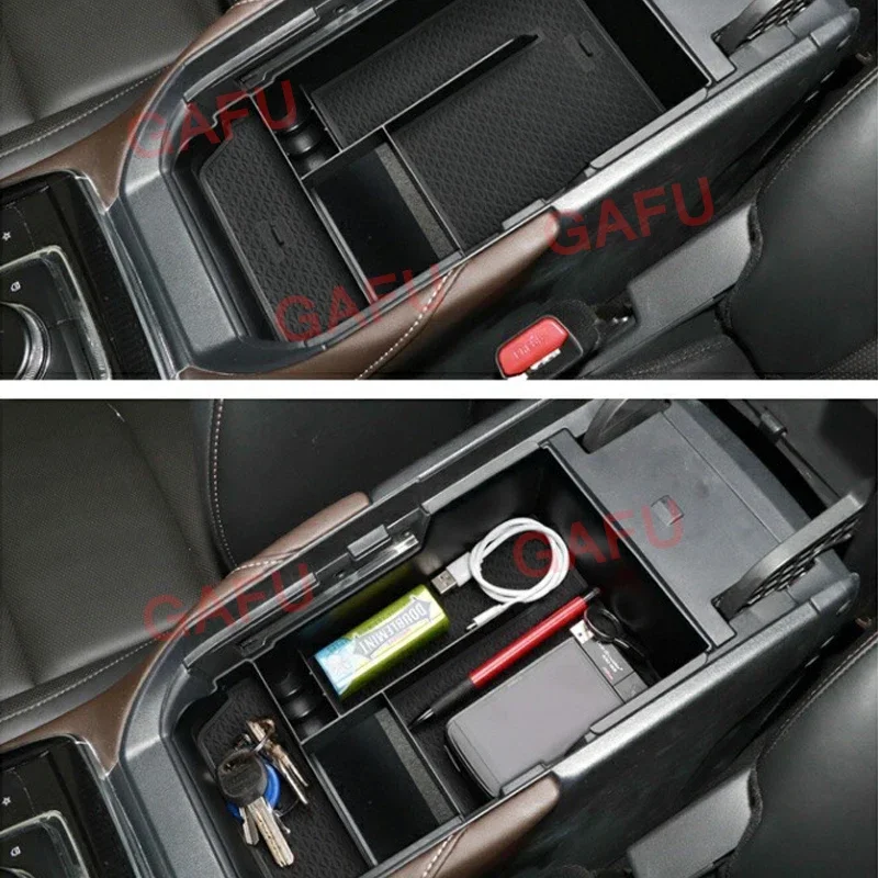 

For Mazda CX-30 2020 Car Door Central Console Armrest Storage Door Storage Box Container Tray Box Case Protective Accessories