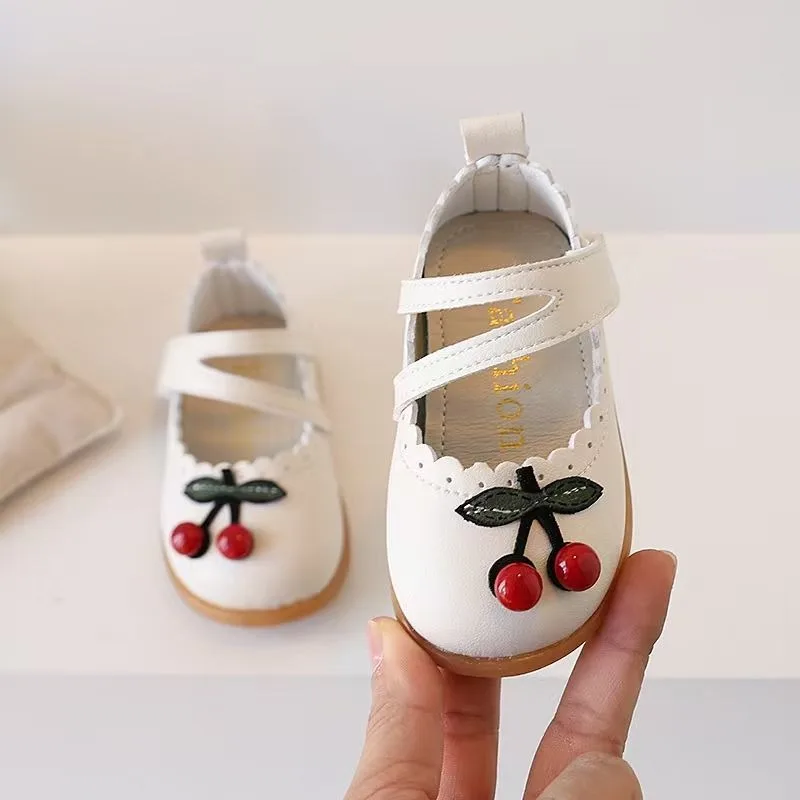 

Нескользящие водонепроницаемые зимние детские туфли для девочек, из суперфайбера, с мультяшным принтом в стиле «Принцесса-вишня», новинка 2026 года