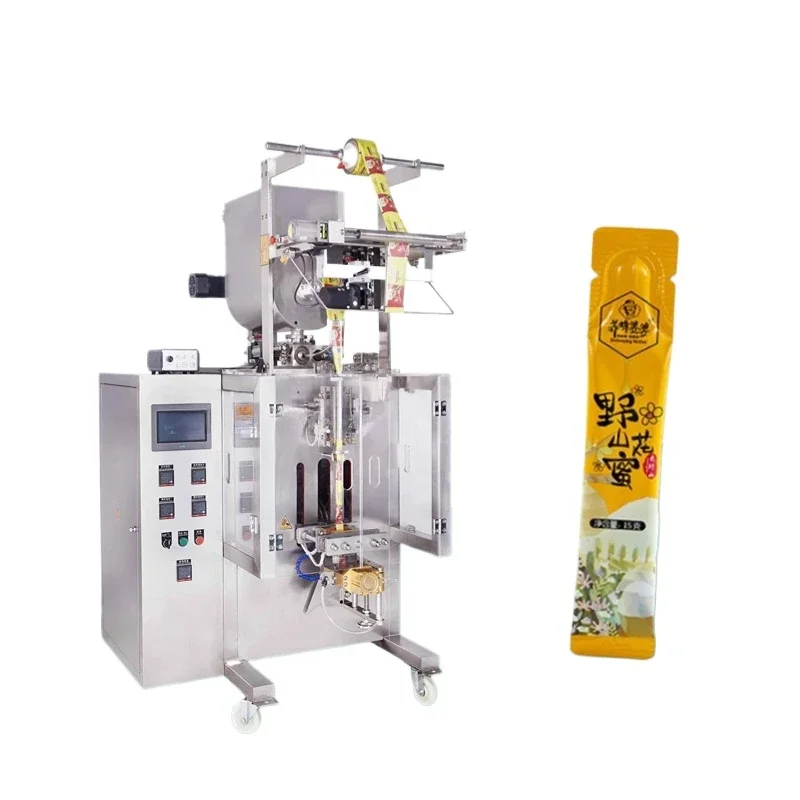 Automatic vffs liquid ketchup water honey milk popsicle sealing sachet pouch price packaging packing machine