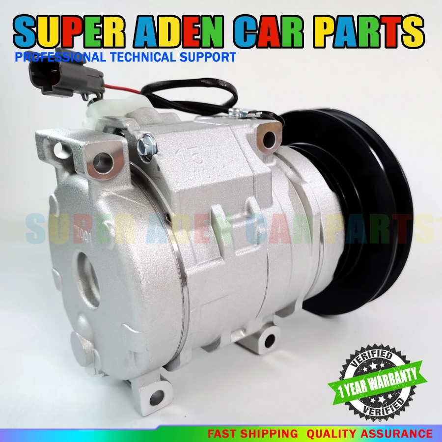 

For Komatsu excavator PC200-6 200-6 AC Compressor Denso 10PA15C 44710034603D 447300-1440 447200-0240 20Y9796121 447100-3460 1PK