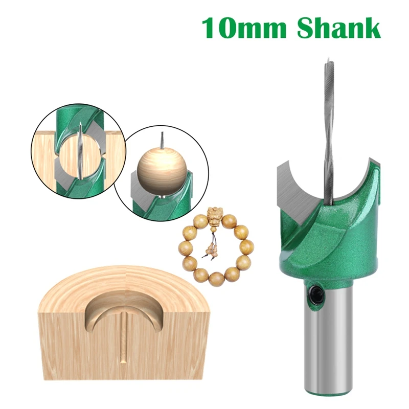 Shank Bead Drill Bits Router Bit Carbide Cutters Woodworking Milling Cutter for Wood Bit Face Mill End Mill 10mmx16mm-ANKL view 2
